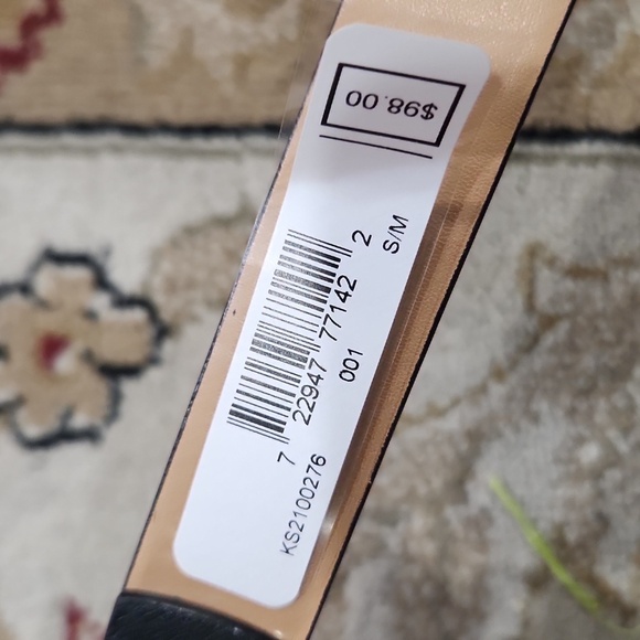 🔹SALE🔹️kate spade- flap over -Leather Black Belt Bag - bum bag Small/ Medium - Picture 2 of 3